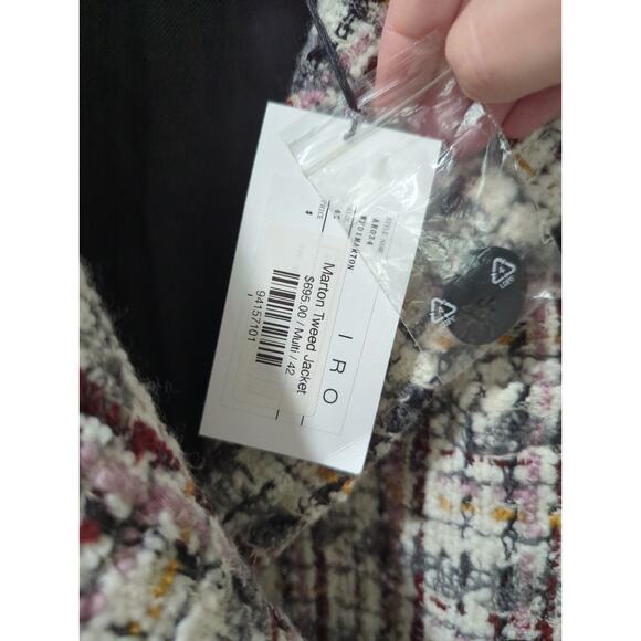 IRO Paris Marton Tweed Jacket NWT - Picture 5 of 9